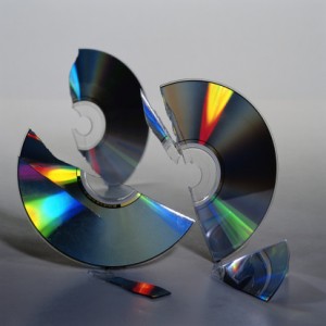 Broken Compact Disc
